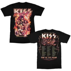 2021 Heaven's On Fire Tour Date T-Shirt