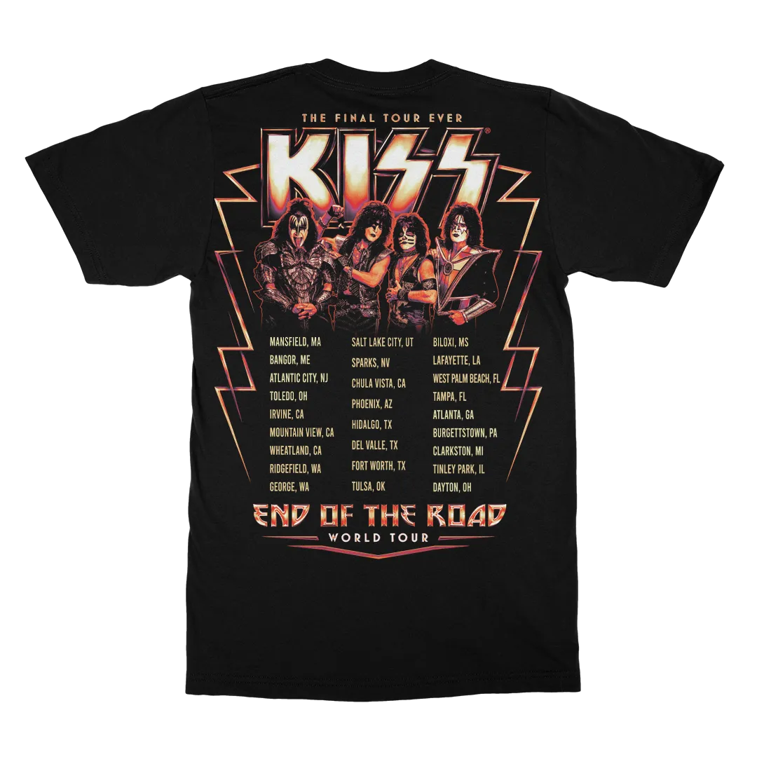 2021 Heaven's On Fire Tour Date T-Shirt