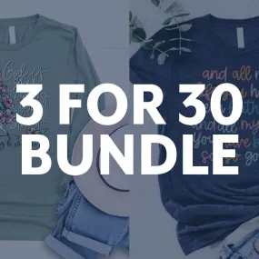 3 For $30 Bundle