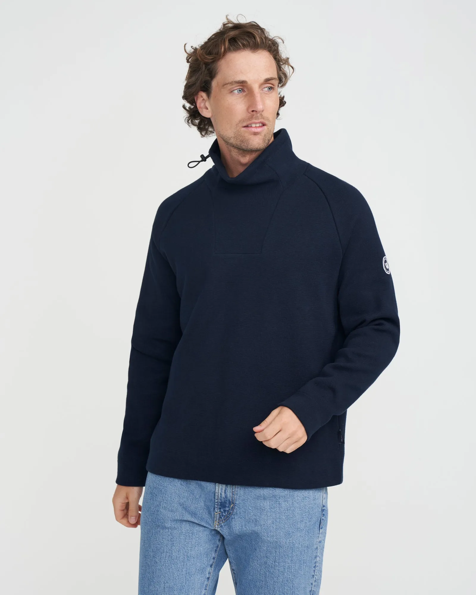 Alrik Windproof Sweater- Navy