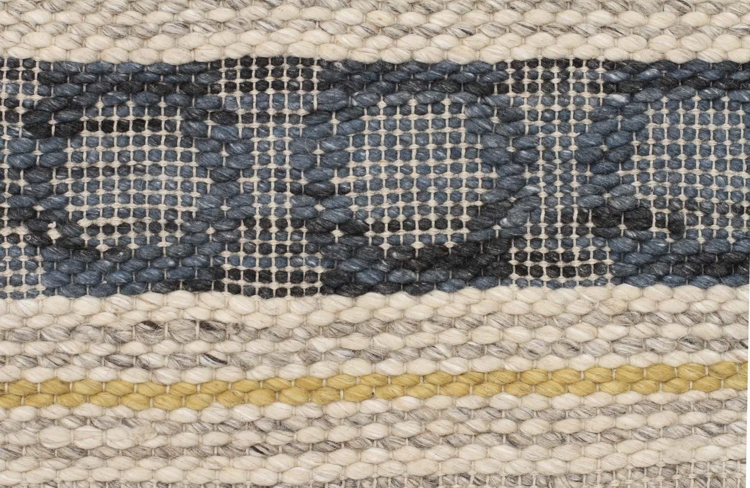 Amaya Impression Silver and Denim Rug