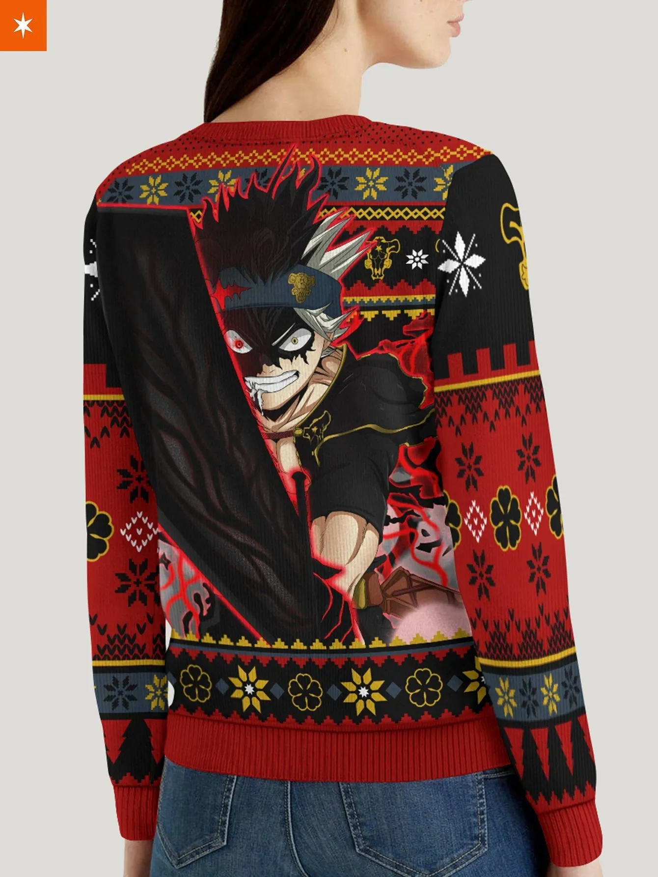 Anti Magic Demon Unisex Wool Sweater