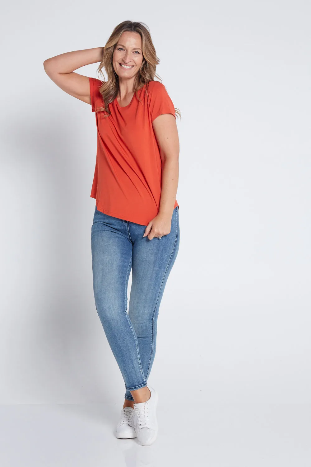 Bamboo Tee - Tangerine