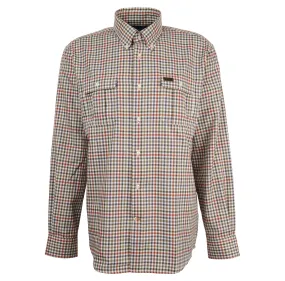Barbour Foss Thermo Weave Checkered Shirt - Olive