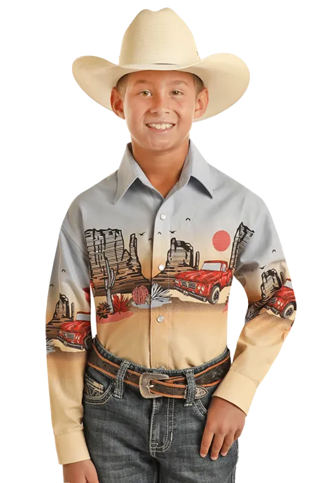 Boy's Panhandle Snap Front Shirt #SBN2S03209