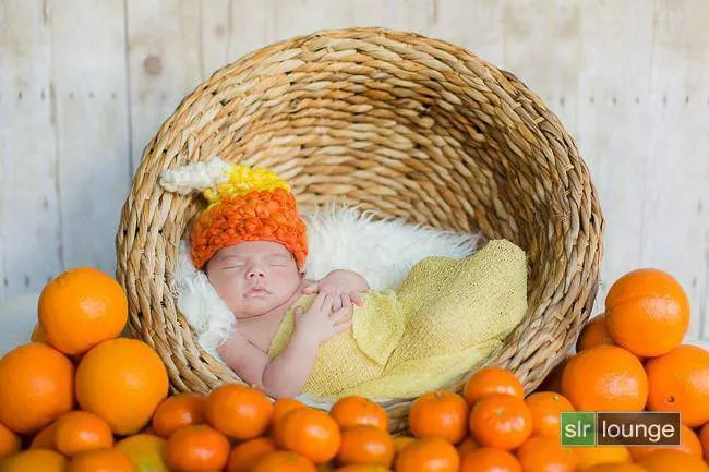 Candy Corn Hat Handspun Merino