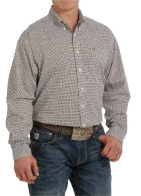 Cinch Men's Logo Embroidery Button-down Shirt