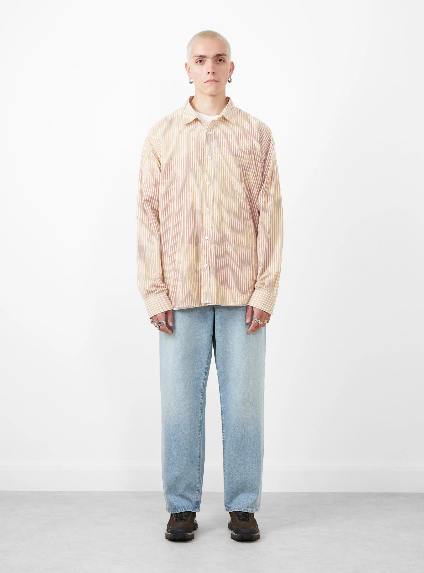 Classic Long Sleeve Shirt Bleached Tan