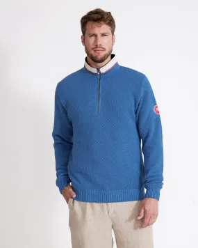 Classic Windproof Sweater- Copen Blue