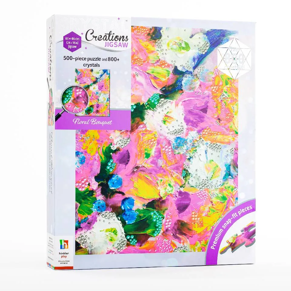 Crystal Creations 500-Piece Jigsaw: Floral Bouquet