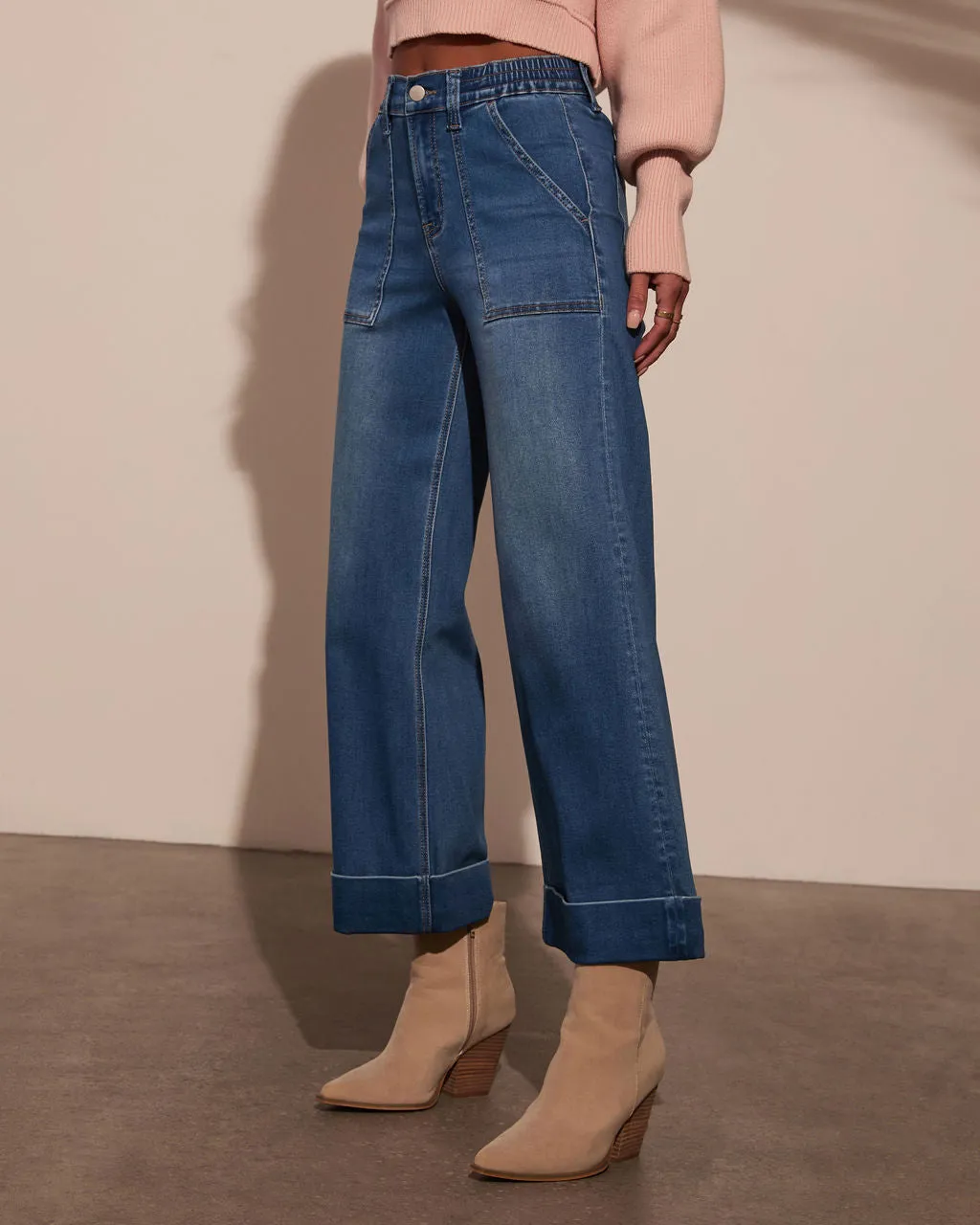 Decklan High Rise Wide Leg Jeans