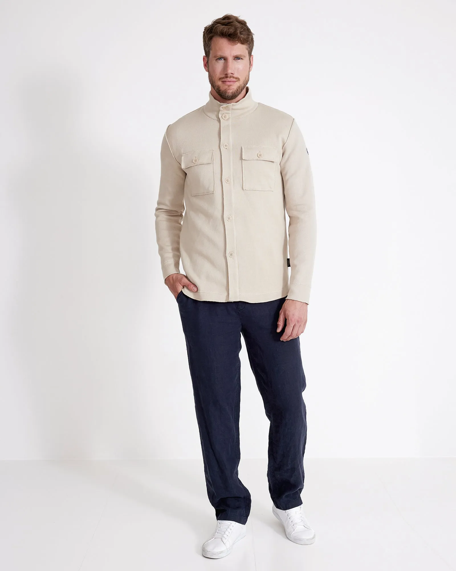 Edwin Windproof Shirt Jacket-Clay