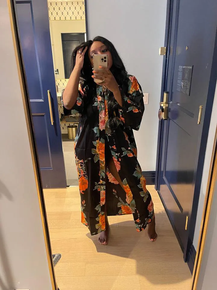 Fashionable casual trench coat with belt (AY2434)