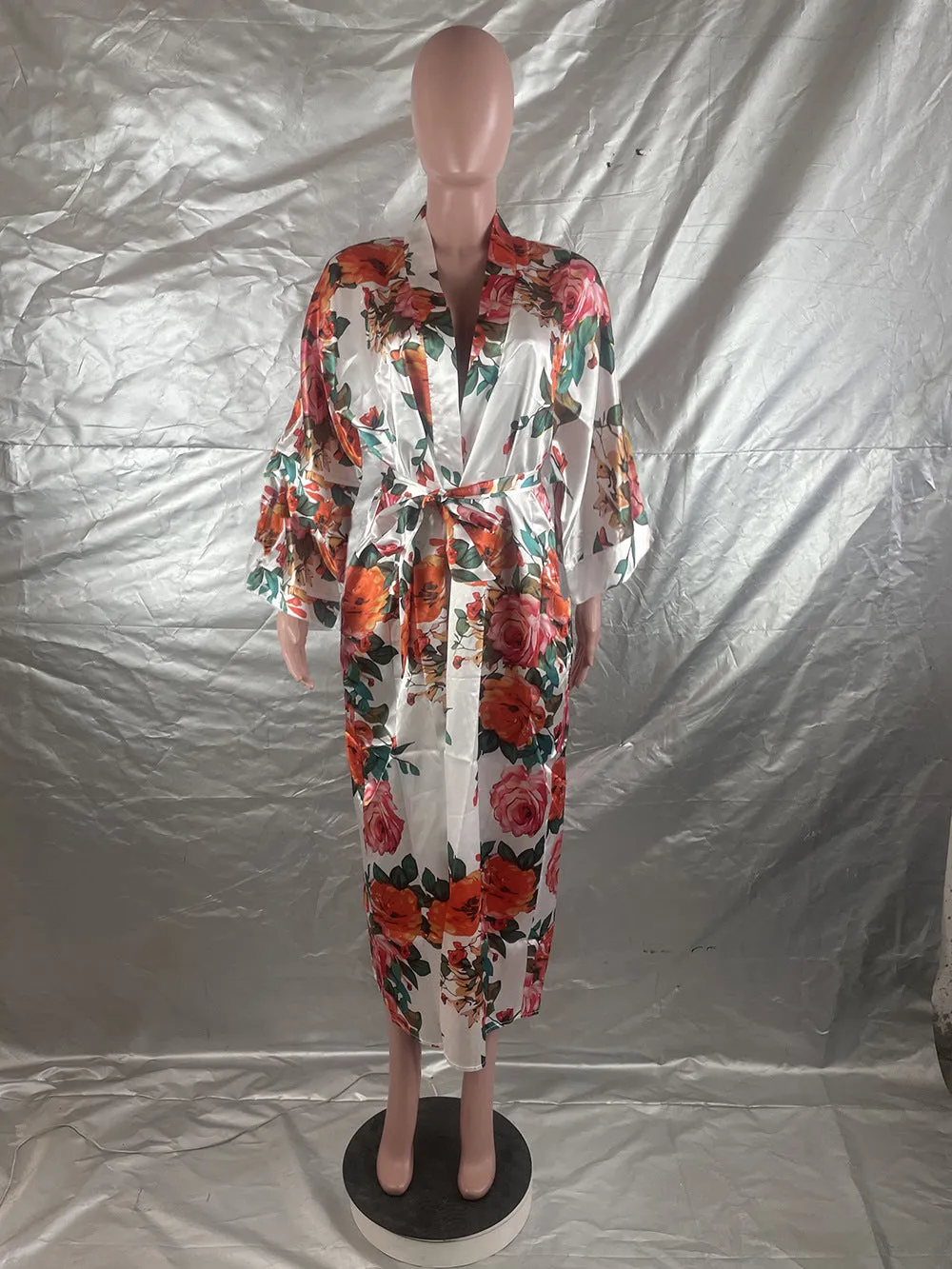 Fashionable casual trench coat with belt (AY2434)
