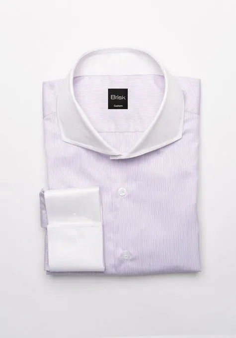 Fine Purple Pinstripes Shirt - Wrinkle Resistant