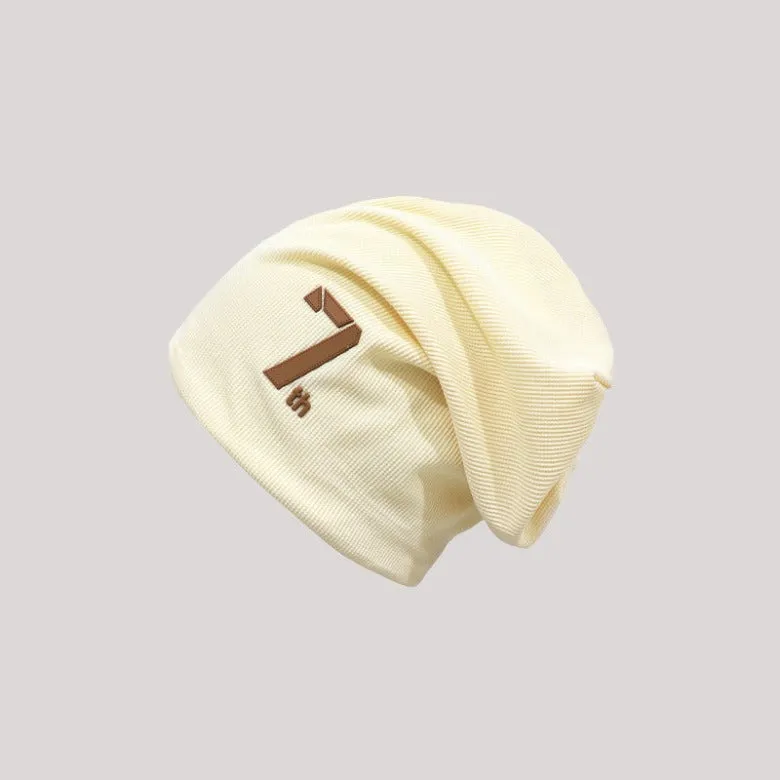 Folded hat female summer thin ice silk Japanese wild windproof confinement hat street tide cold hat Baotou hat