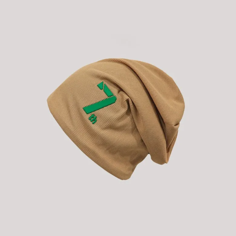 Folded hat female summer thin ice silk Japanese wild windproof confinement hat street tide cold hat Baotou hat