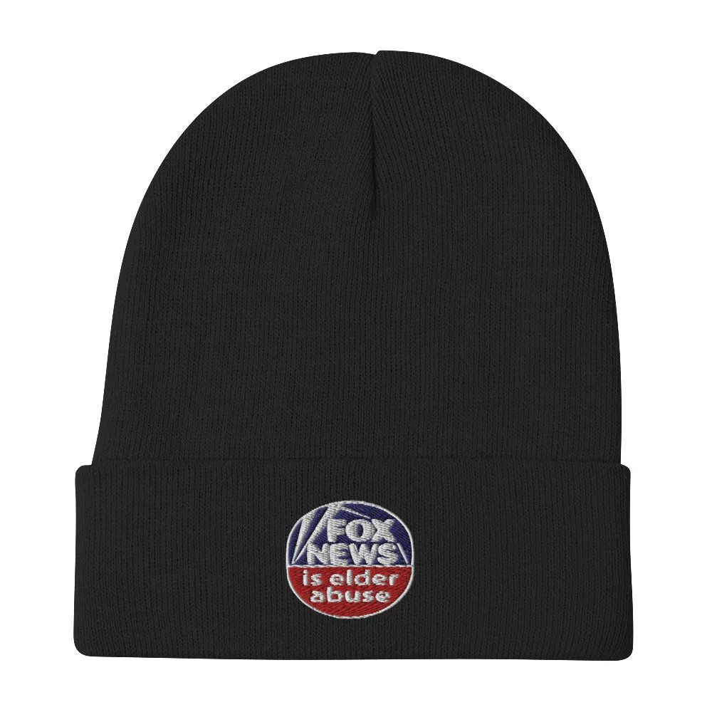 FOX NEWS IS ELDER ABUSE Beanie