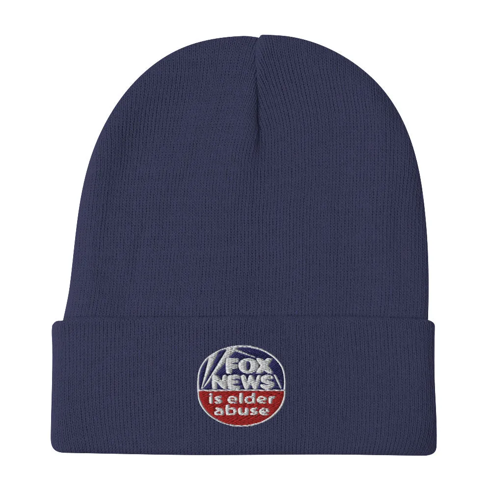 FOX NEWS IS ELDER ABUSE Beanie