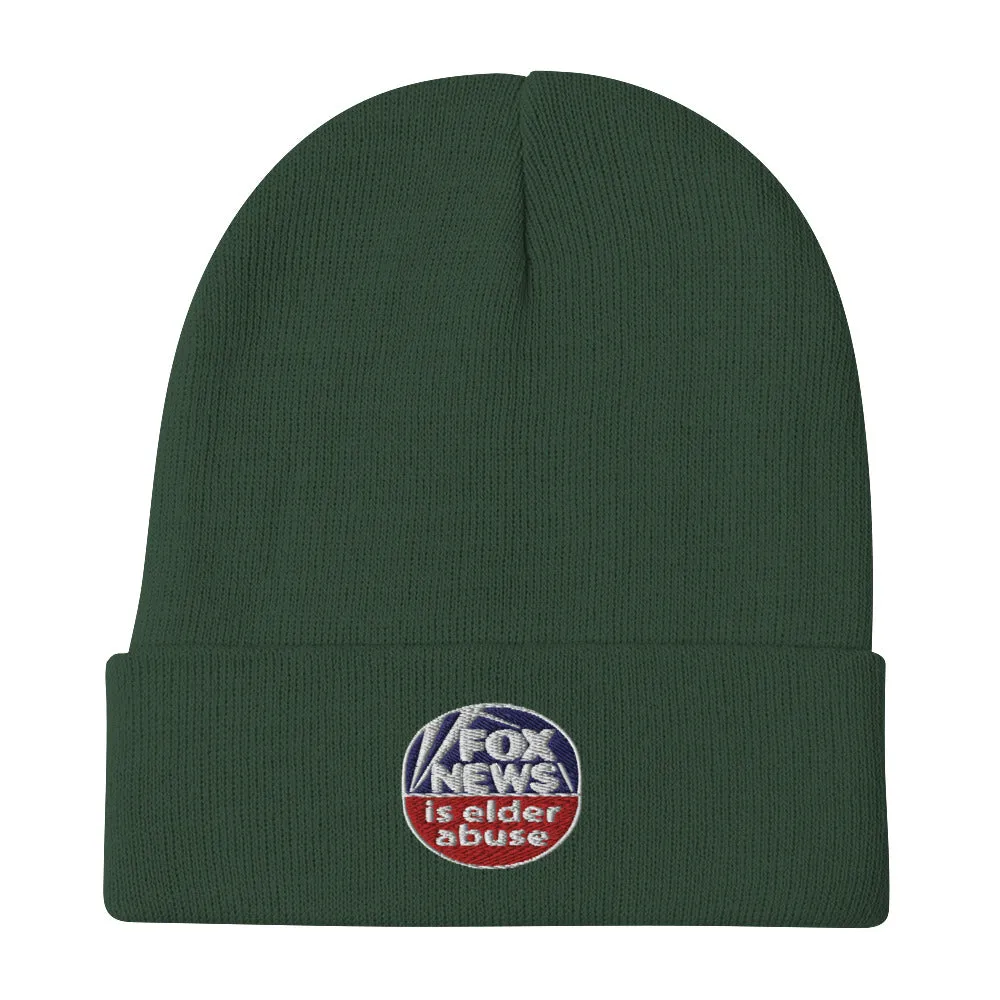 FOX NEWS IS ELDER ABUSE Beanie