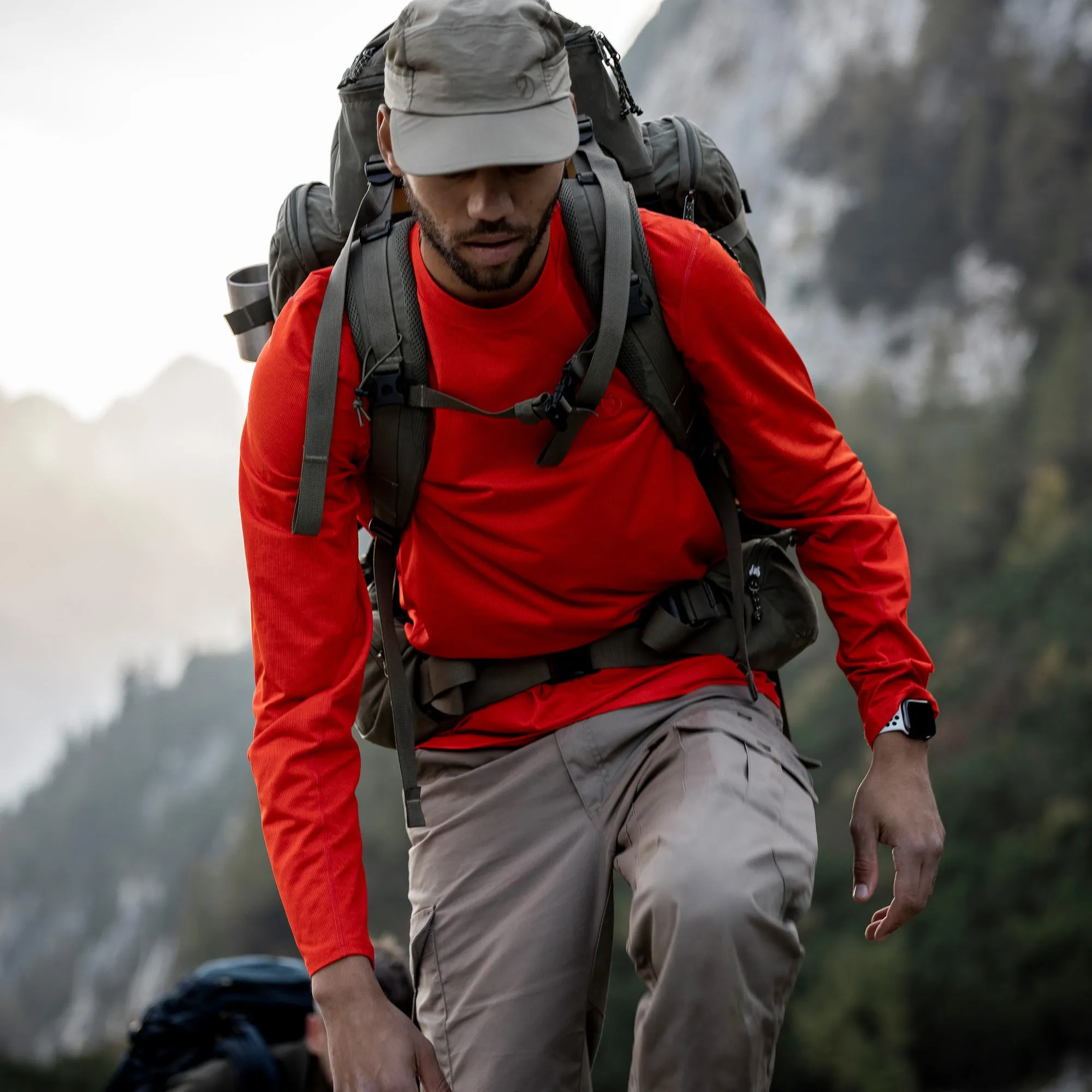 FR Abisko Day Hike LS M FLAME ORANGE
