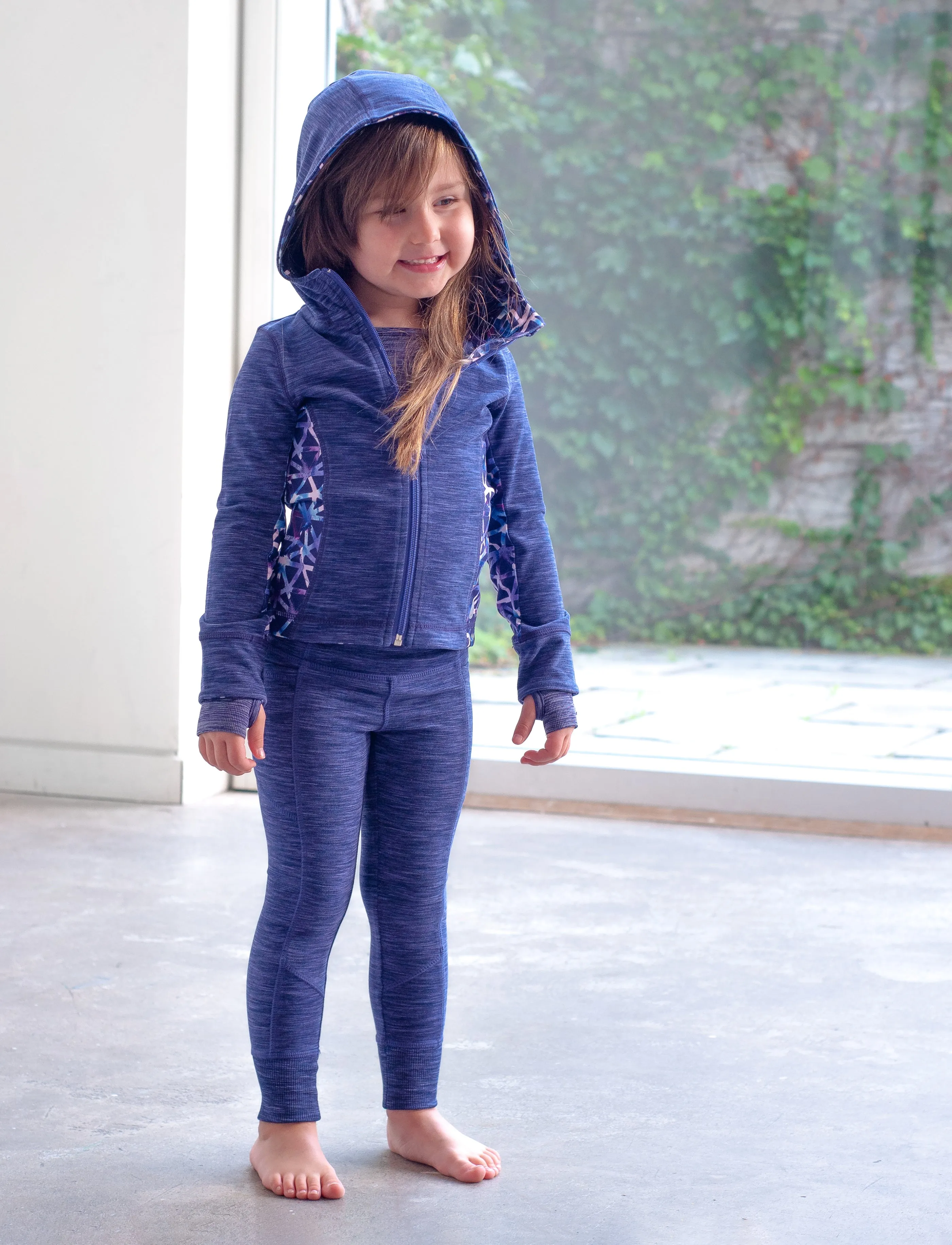 GIRLS 2-6 SIDE POCKET LEGGINGS