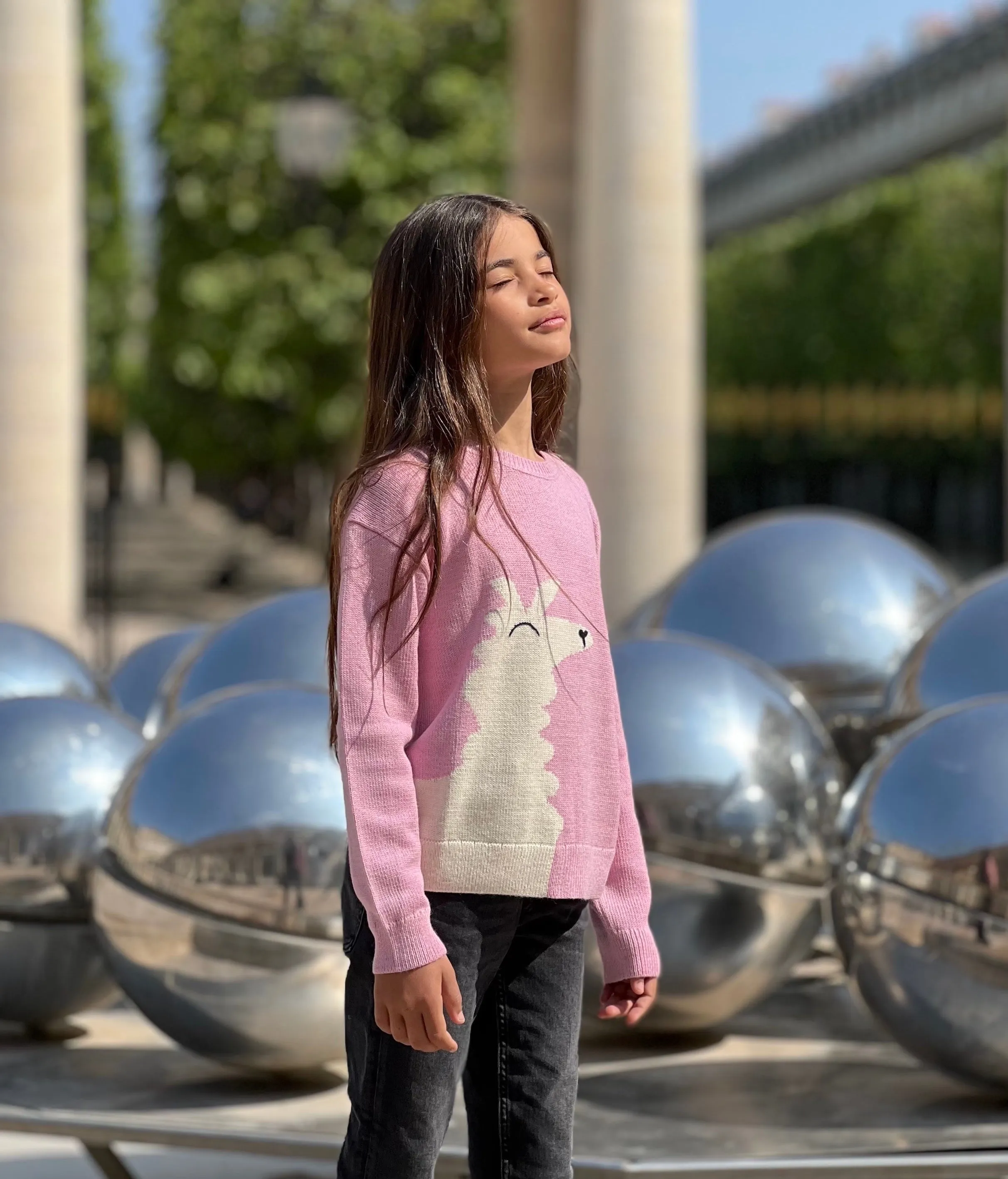 Girls Baby Alpaca wool sweater