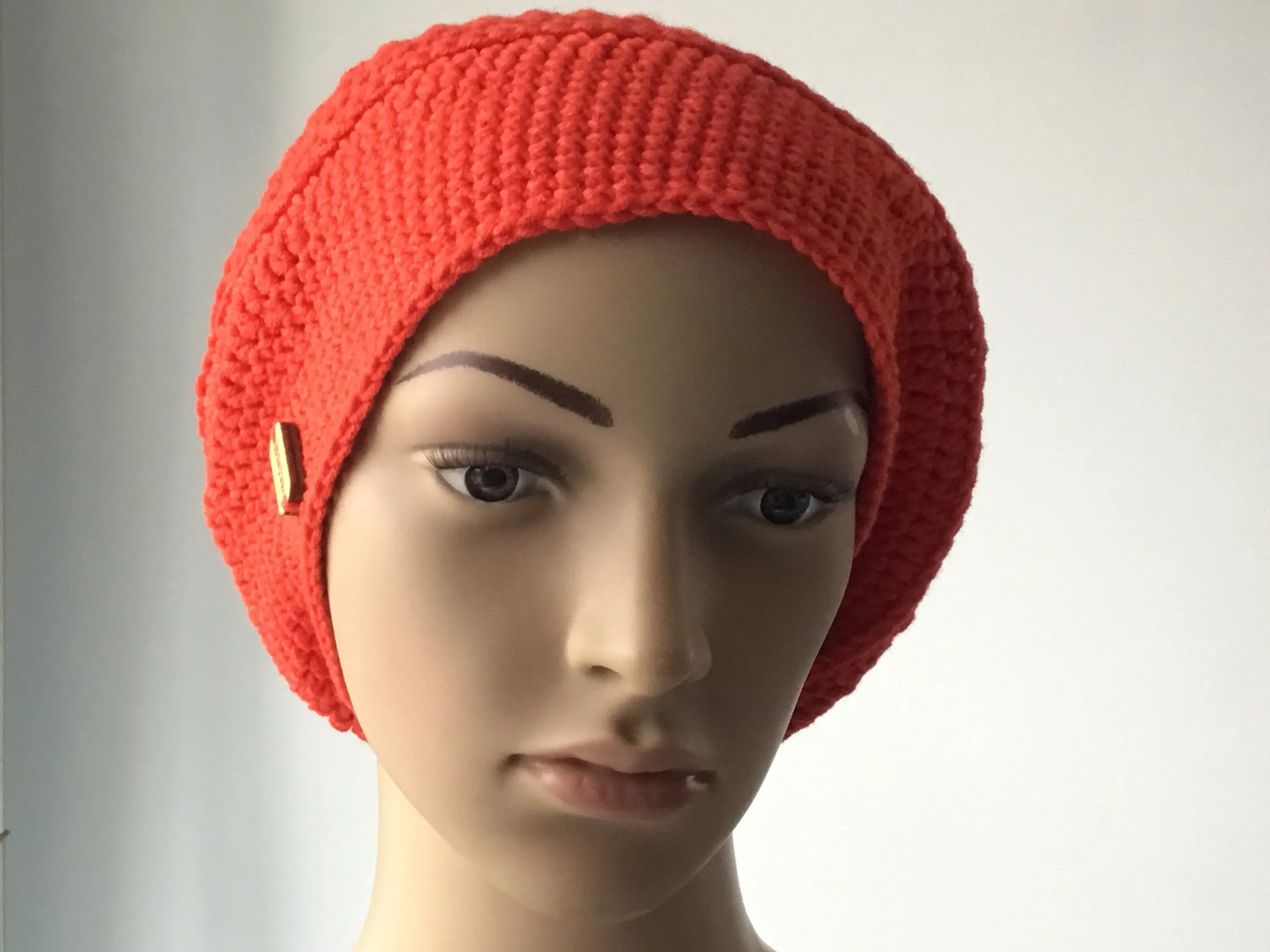 Handmade Slouchy Beanie with Handmade Label