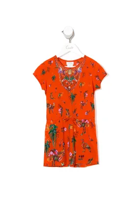 INFANTS DRAWSTRING DRESS PARADISE CIRCUS