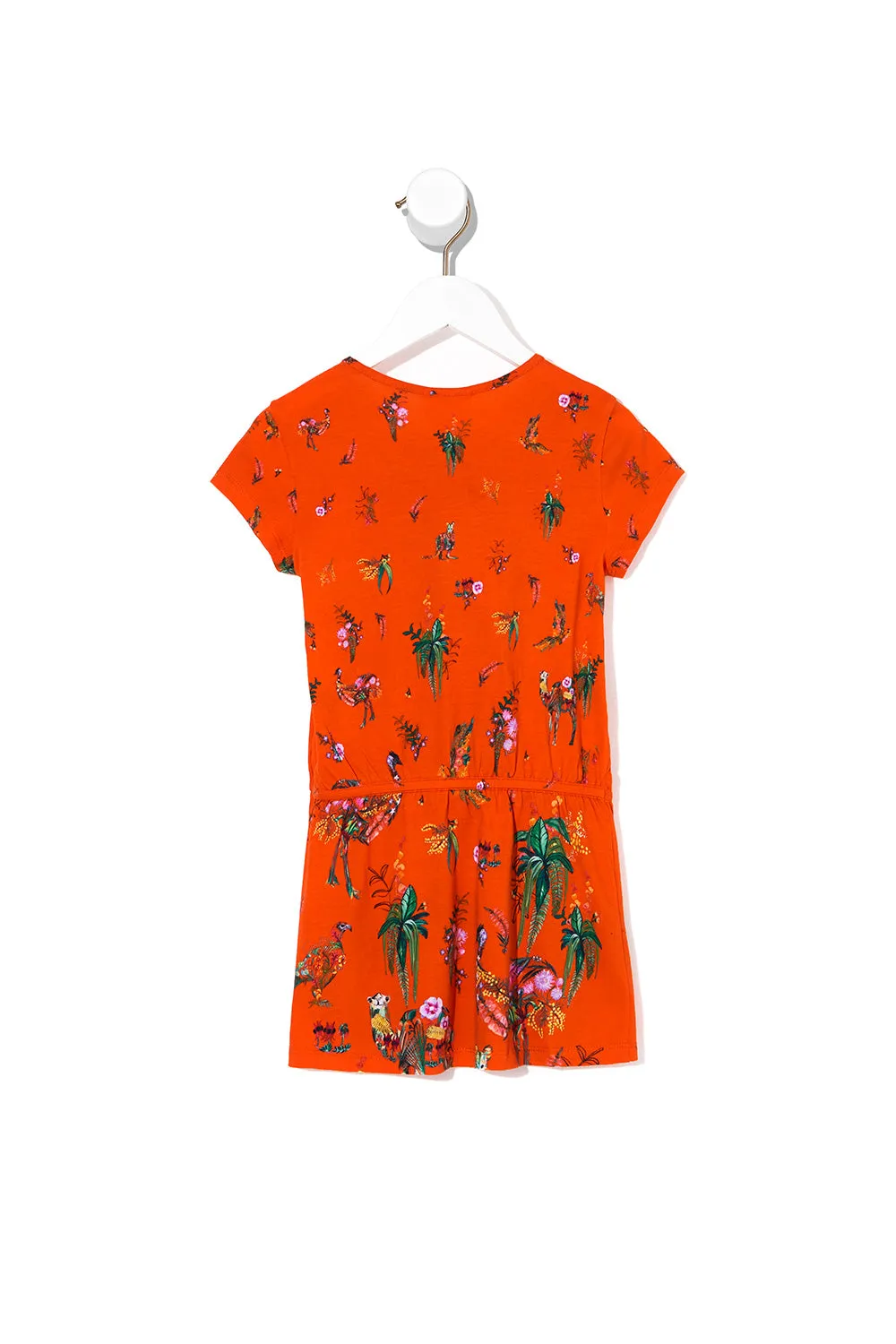 INFANTS DRAWSTRING DRESS PARADISE CIRCUS
