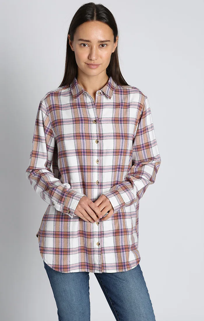 JACHS GF Tan Plaid Flannel