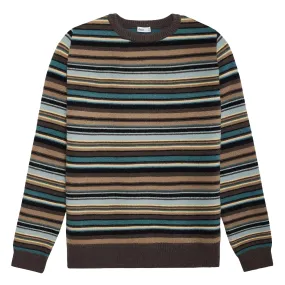 Katin Hitch Stripe Men's L/S Sweater - Gravel