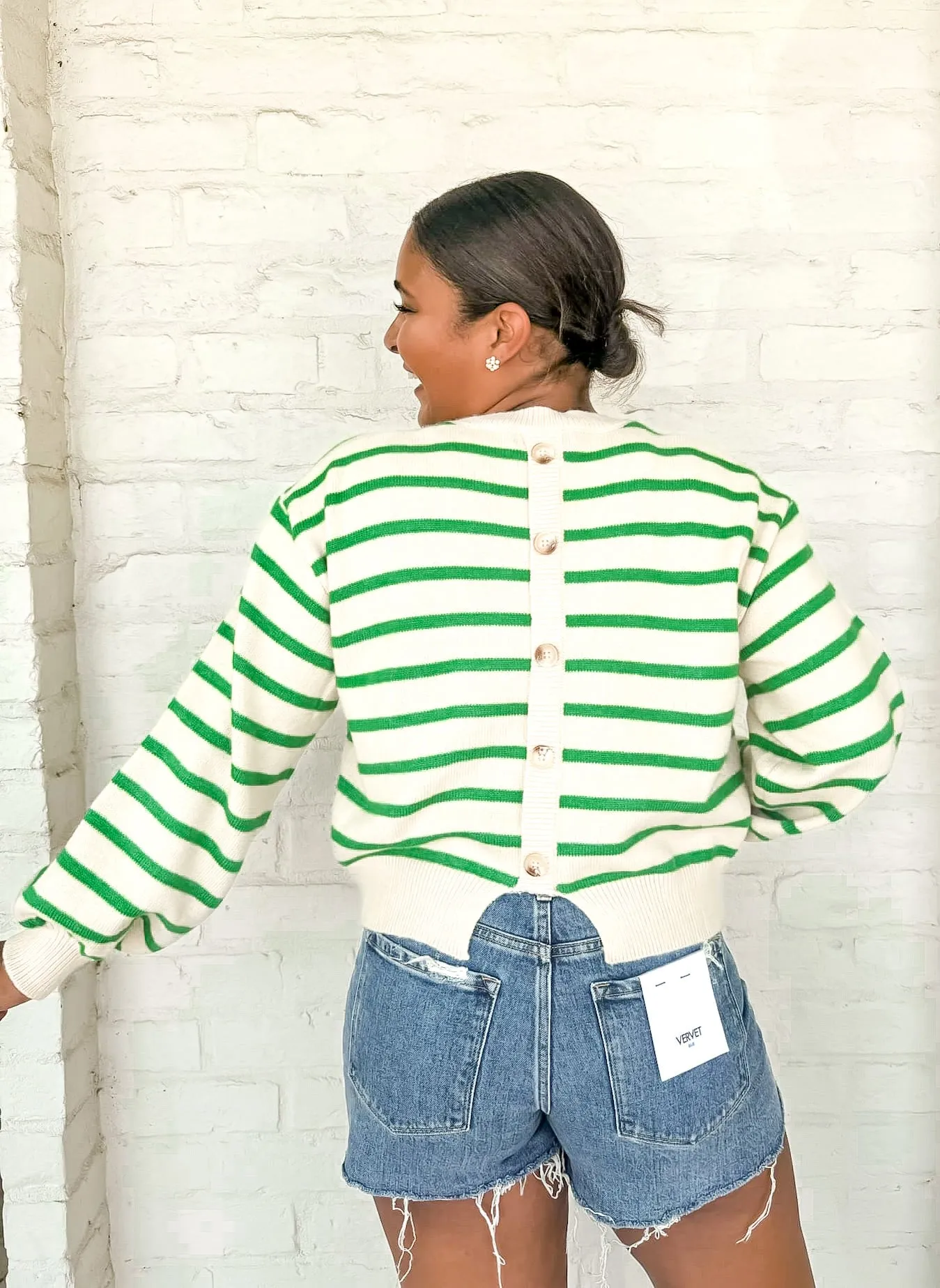 Live In The Moment Sweater Green