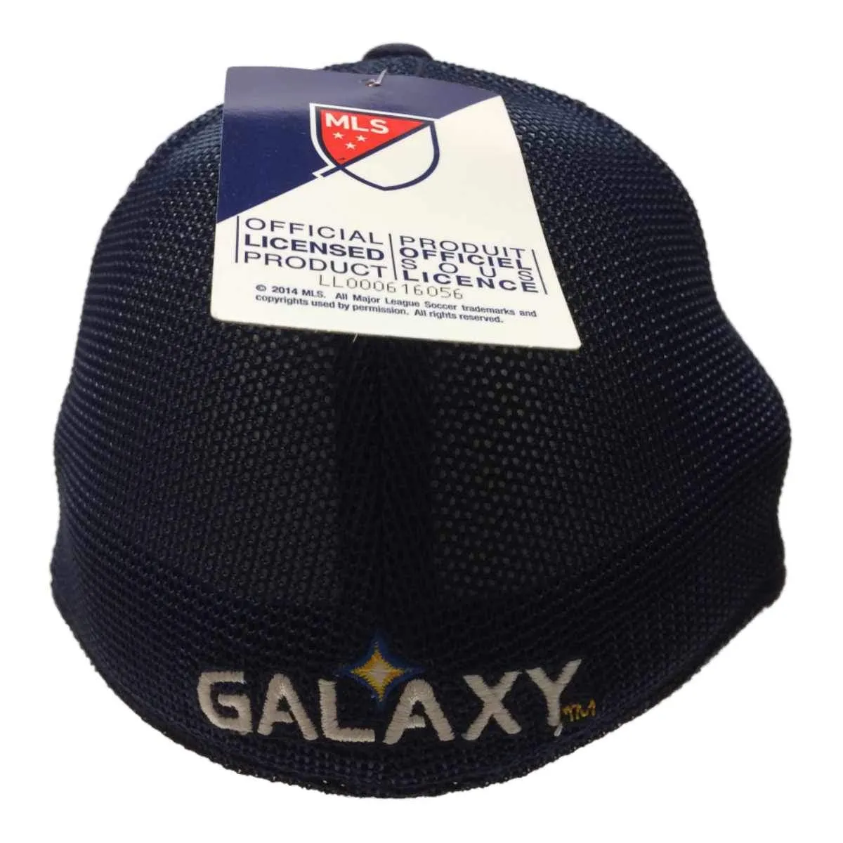 Los Angeles Galaxy Adidas FitMax70 Navy Mesh Structured Fitted Baseball Hat