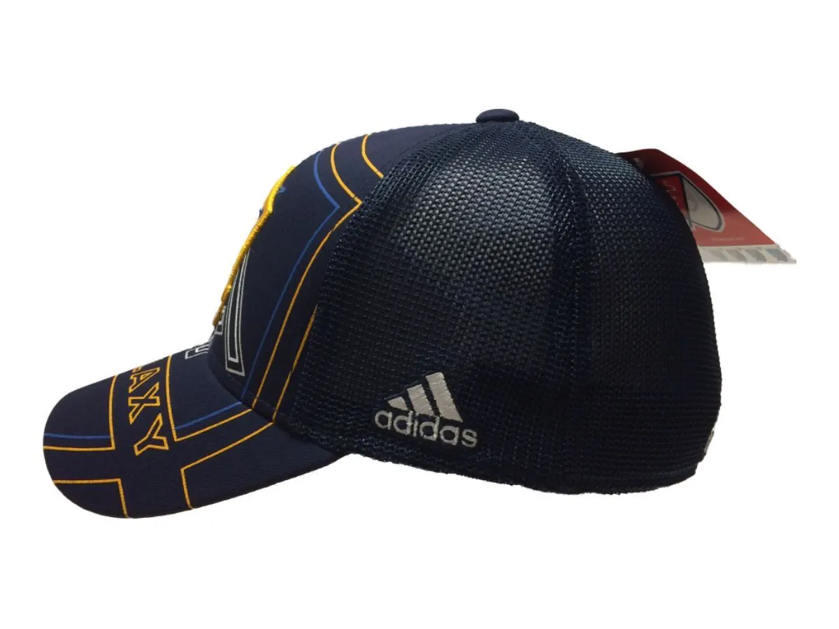 Los Angeles Galaxy Adidas FitMax70 Navy Mesh Structured Fitted Baseball Hat
