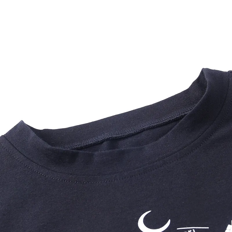 Memento Mori Lace Up Crop Top