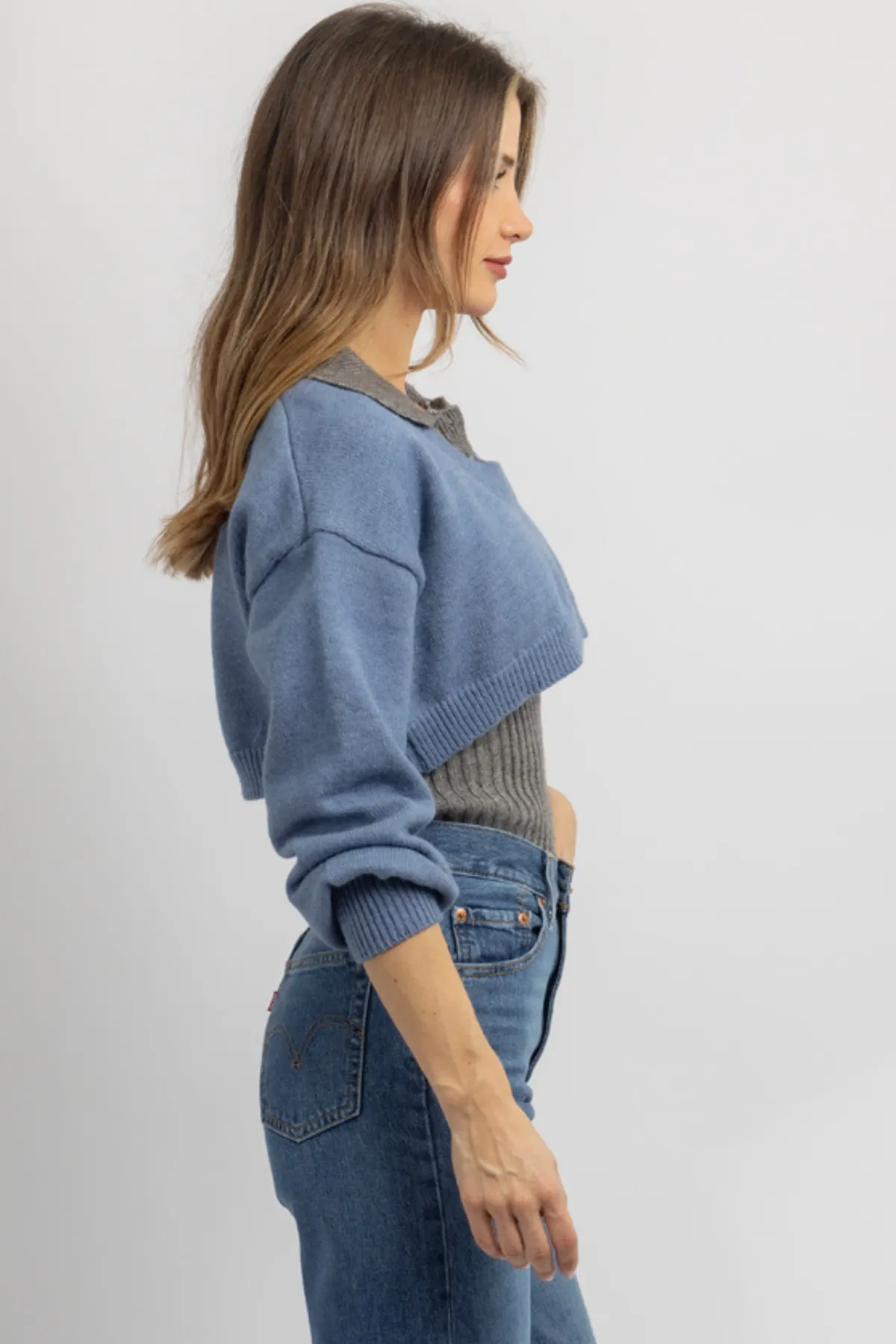 MINELLI CONTRAST TWO PIECE TOP