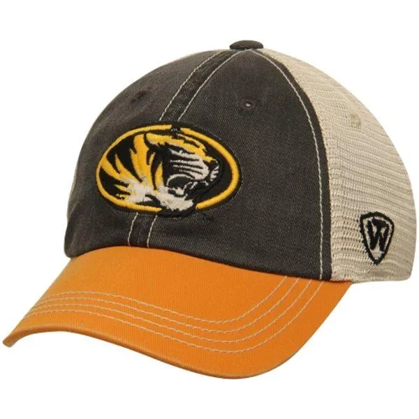 Missouri Tigers TOW Youth Rookie Tri-Tone Offroad Adjustable Snapback Hat Cap
