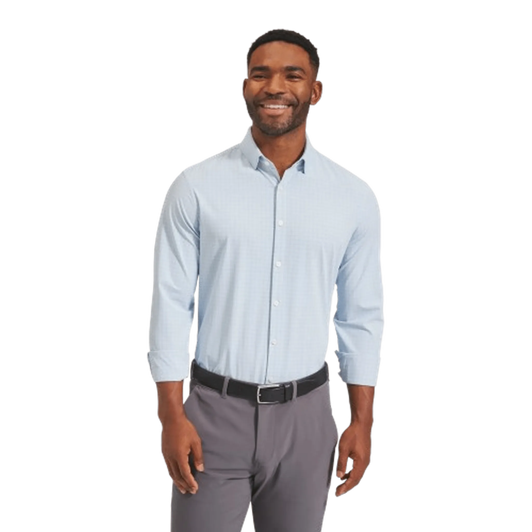 MIZZEN   MAIN: Leeward Trim Long Sleeve Men's Dress Shirt