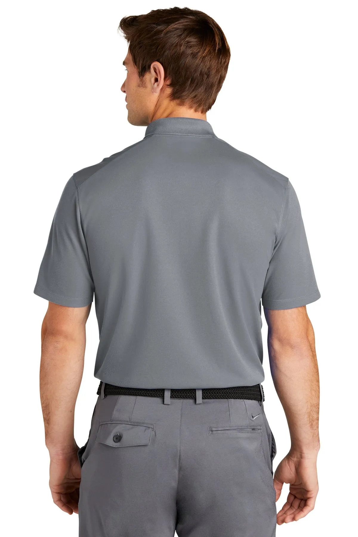 Nike Dri-FIT Micro Pique Customized Polos, Cool Grey