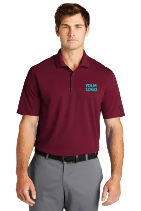 Nike Dri-FIT Micro Pique Customized Polos, Team Red