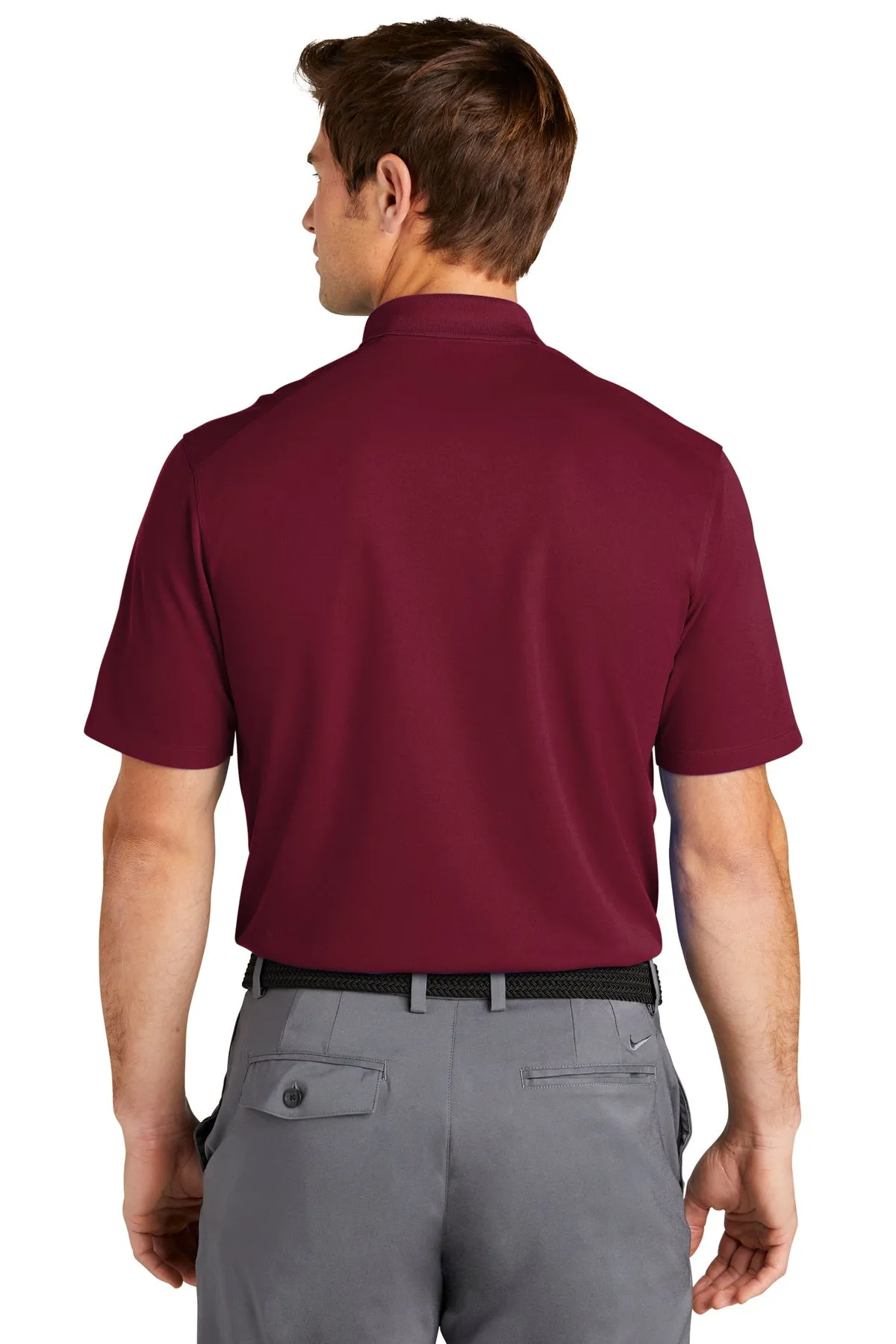 Nike Dri-FIT Micro Pique Customized Polos, Team Red