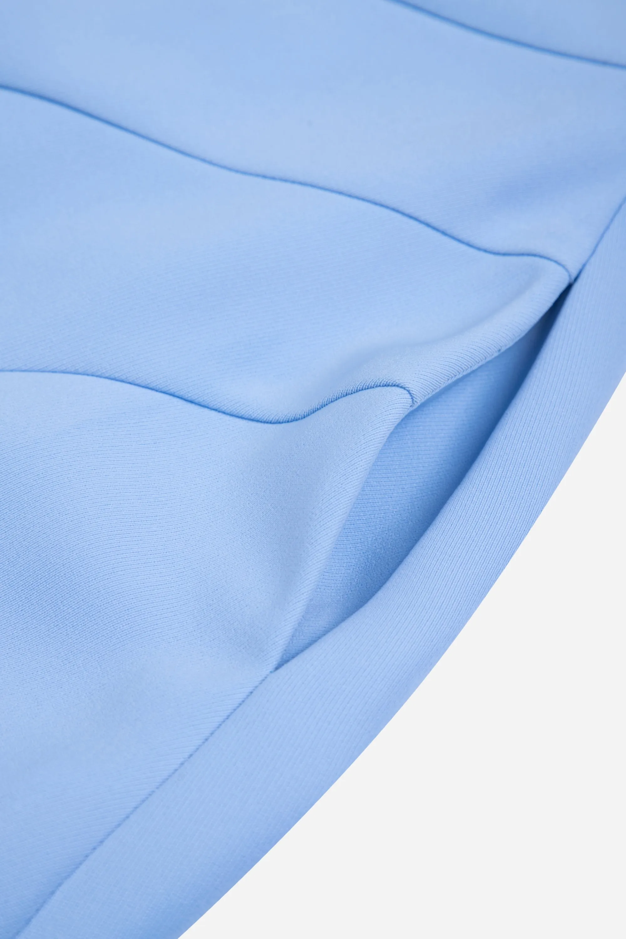 Opal A-line V-Neck Cotton Knitted Calf Length Dress