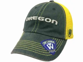 Oregon Ducks TOW Green Yellow Crossroads Mesh Adjustable Snapback Hat Cap