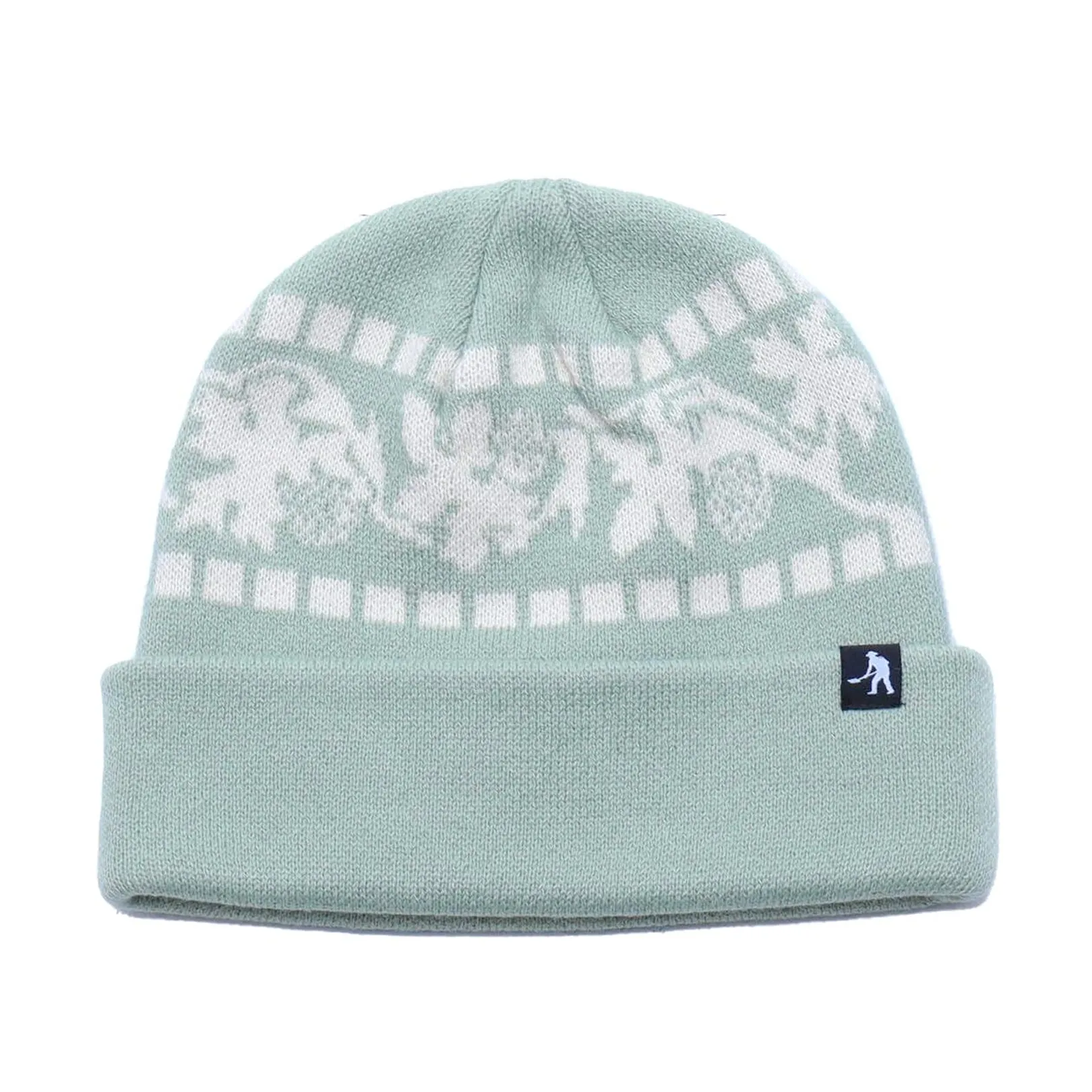 Passport Vine Beanie Mint/Off White