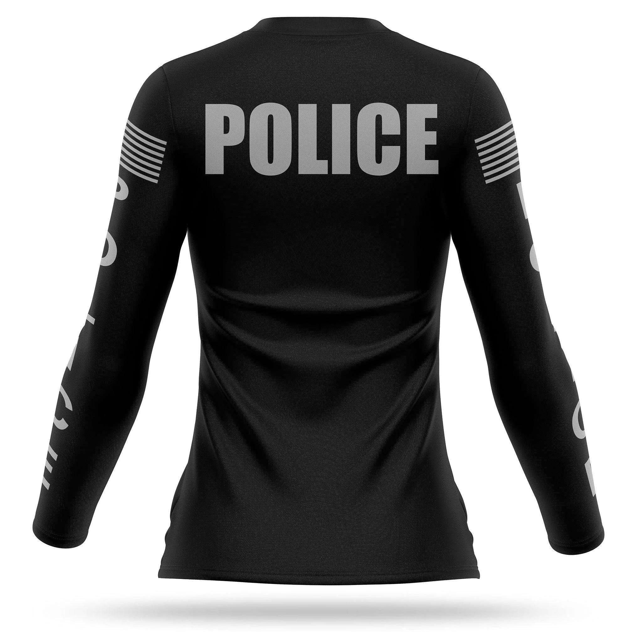 [POLICE] Women's Performance Long Sleeve [BLK/GRY]