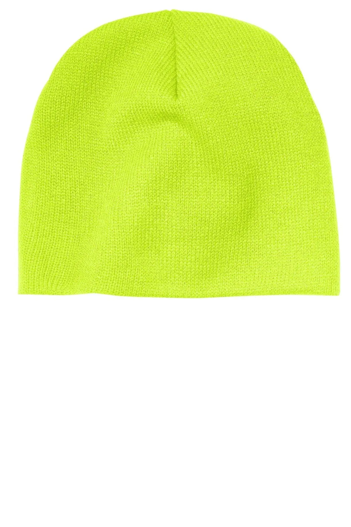 Port & Company Branded Beanies, Neon Yellow
