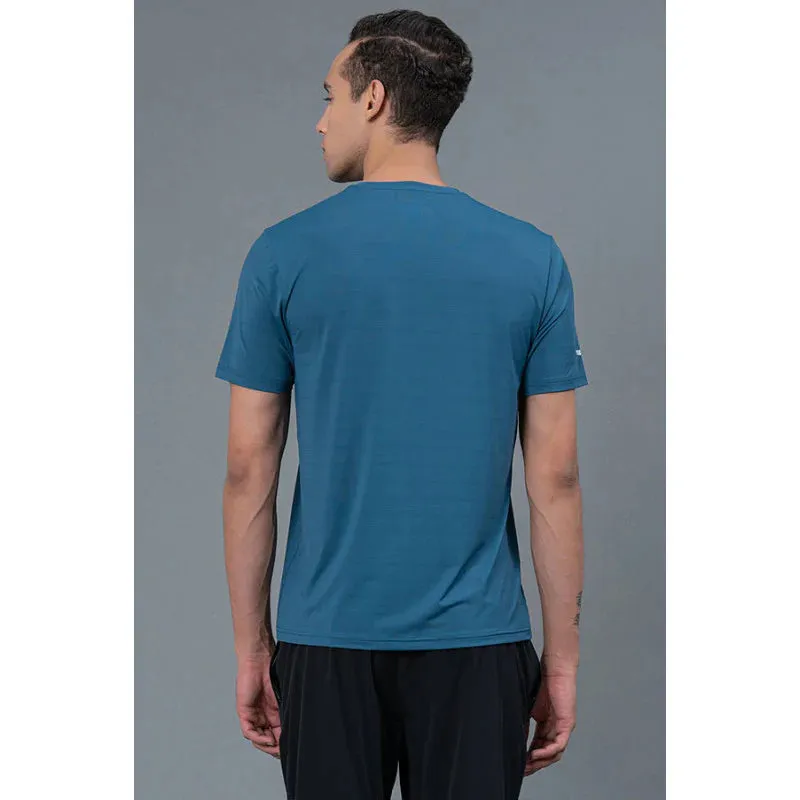 RedTape Black Sports T-Shirt for Men | Half Sleeve Sports T-Shirt | Round Neck Graphic Print T-Shirt