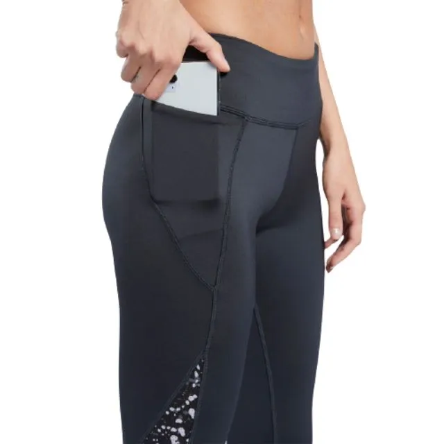 Reebok Printed Women Running Tight Black