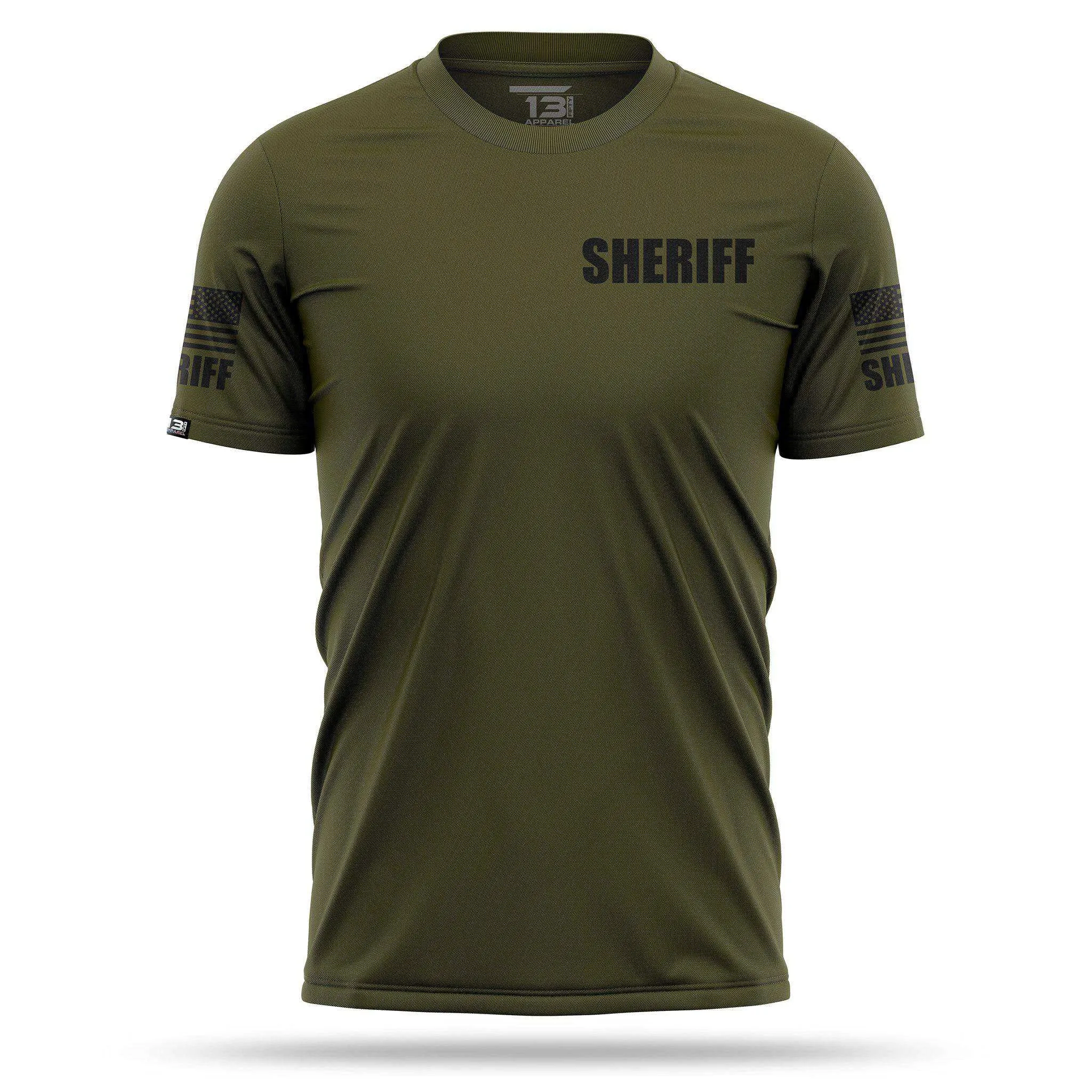 [SHERIFF] Men's Performance Shirt [GRN/BLK]